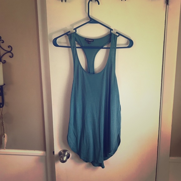 Express Tops - NWOT - Express blue tank top - Size XS